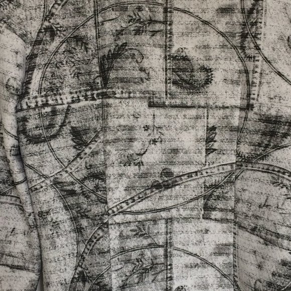 Joseph Ribkoff Womens Full Zip Jacket Sz 8 Black White Striped Long Sleeve Lined - Picture 3 of 7